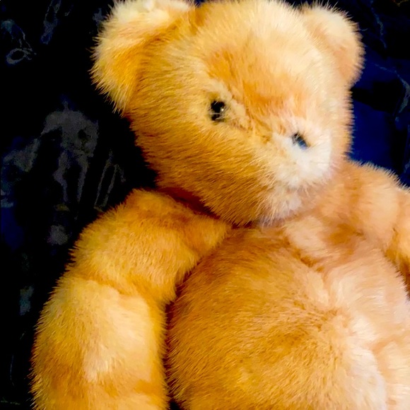 Large 💯 Genuine Mink Luxurious Rare Teddy Bear - Picture 6 of 6